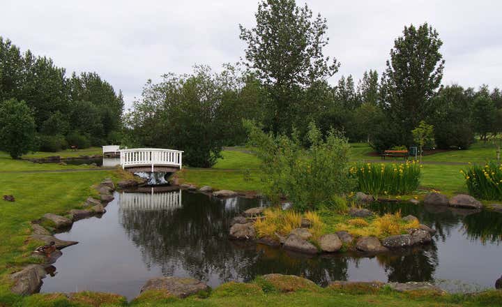 Le Jardin botanique de Reykjavik est l&rsquo;un des coins secrets et tr&eacute;sors cach&eacute;s de la ville, avec ses &eacute;tangs, ses petits ponts, et sa v&eacute;g&eacute;tation luxuriante.