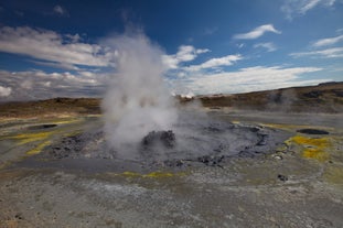 Die geothermische Aktivität ist auf der Halbinsel Reykjanes sehr hoch
