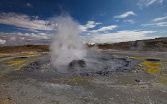 Die geothermische Aktivität ist auf der Halbinsel Reykjanes sehr hoch