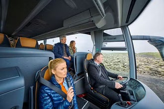 Tourists can enjoy a convenient trip to the Blue Lagoon with this bus transfer.