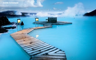 The Blue Lagoon's water is said to be made up of algae plants mixed with minerals.