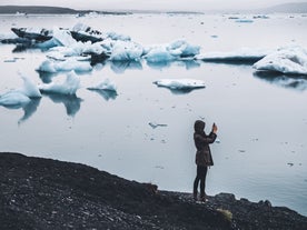 The floating icebergs of Jokulsarlon lagoon are amazing to see.