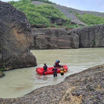 Exhilarating 4-Hour Whitewater Rafting Tour on the Hvita River from Fludir