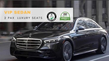 Passengers will enjoy a luxury 45-minute private airport transfer in a Mercedes S500 class.