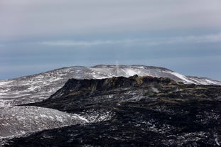 Fagradalsfjall volcano offers an adventurous hiking trail to its visitors.