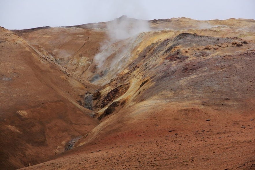 термальное поле намафьол, мюватн исландия
