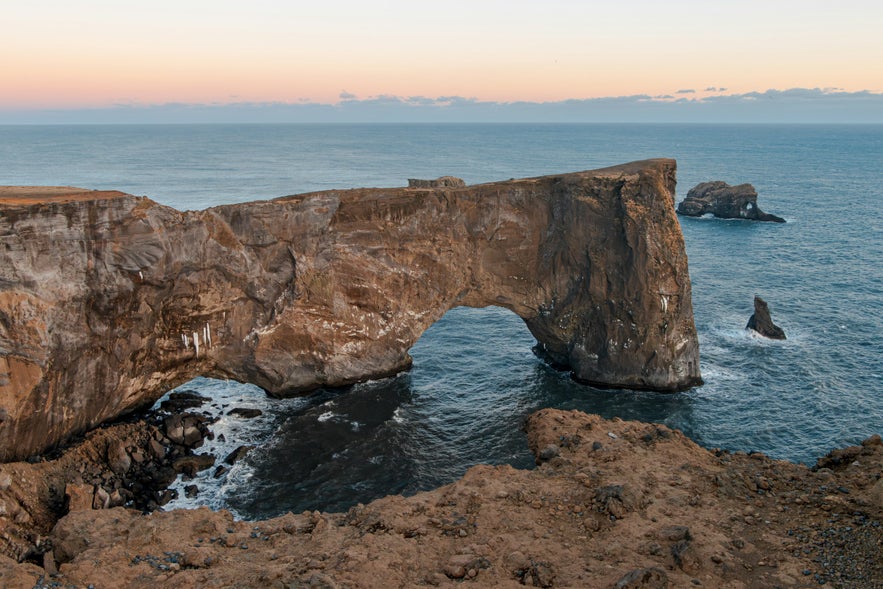 Dyrholaey Arch Near the Lighthouse