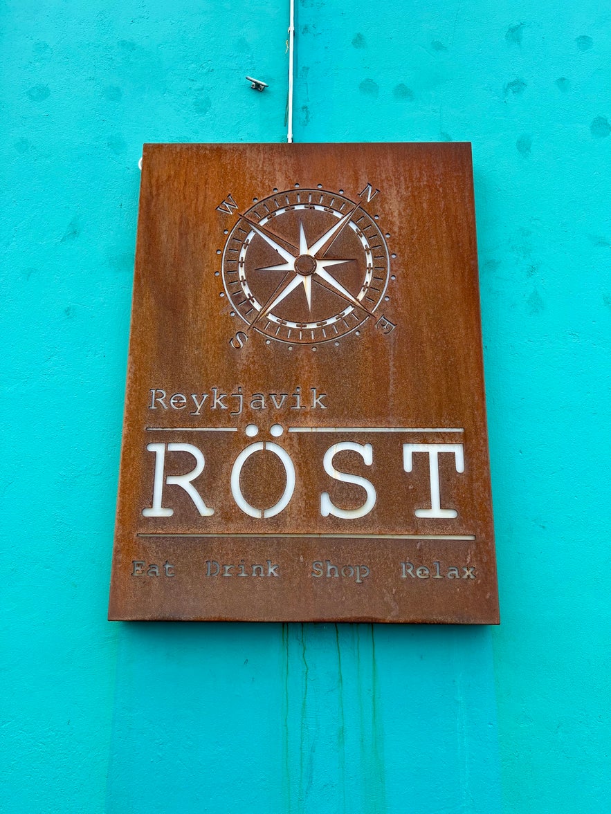 Reykjavik Rost Logo from outside