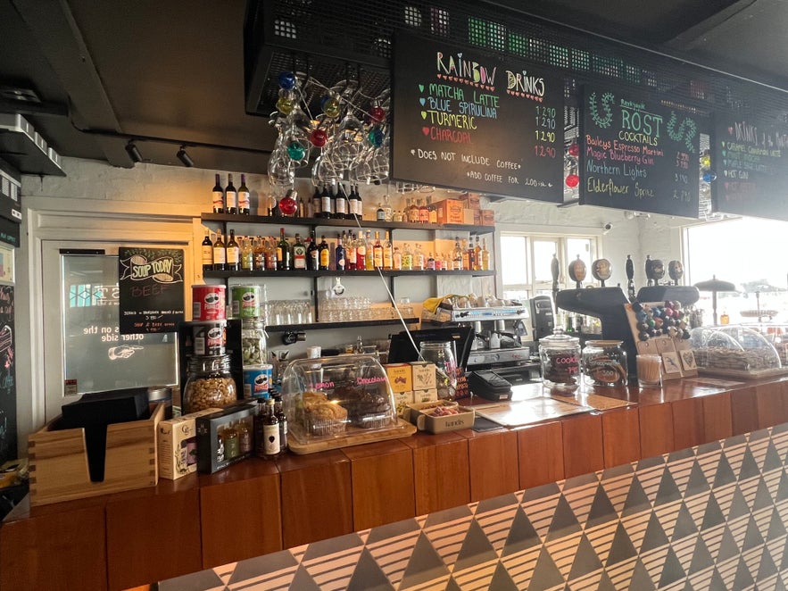 Bar area, where to order at Reykjavik Rost