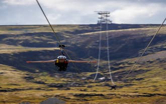 Fantastico tour in Zipline di 40 minuti sopra l’Islanda del sud da Hveragerdi | Ingresso Standard