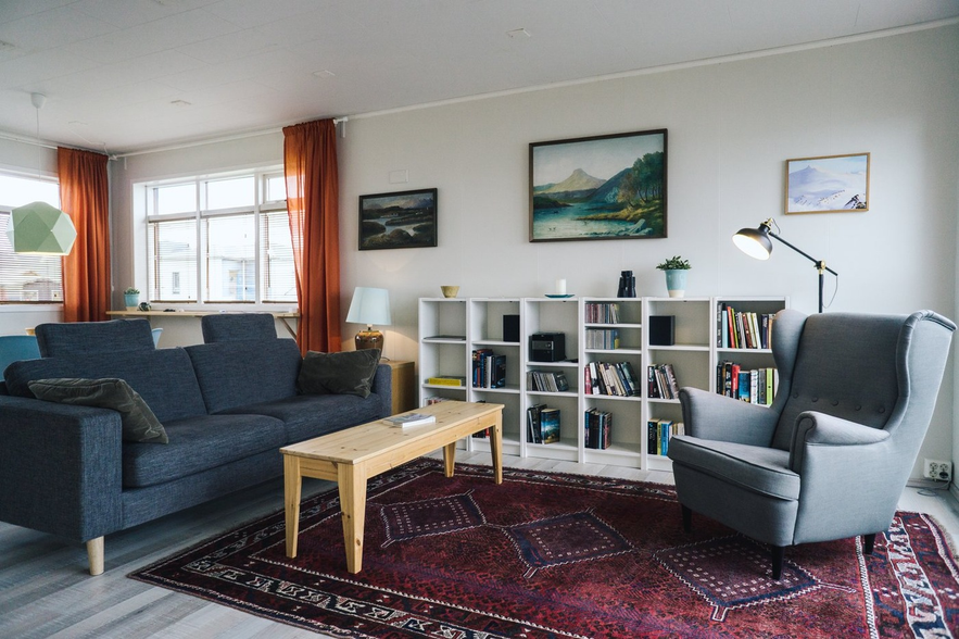 Living Room of an apartment with a couch and chair