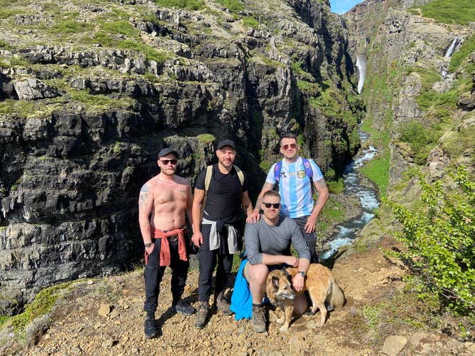 Private Glymur Waterfall Hike with Expert Guide and Transfers from Reykjavik or KEF Airport