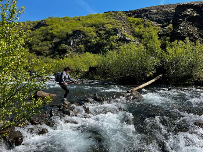 Private Glymur Waterfall Hike with Expert Guide and Transfers from Reykjavik or KEF Airport