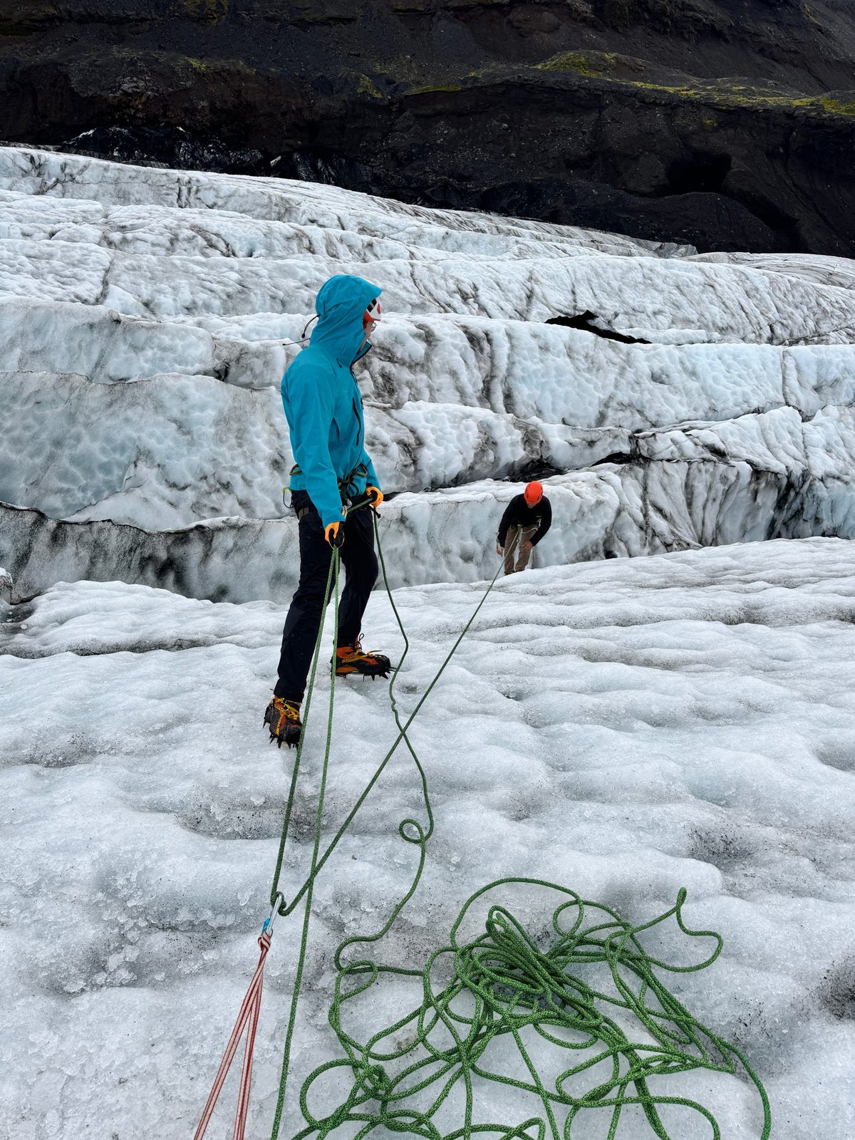 Solheimajokull Glacier Hiking and Rock Climbing Tour in South