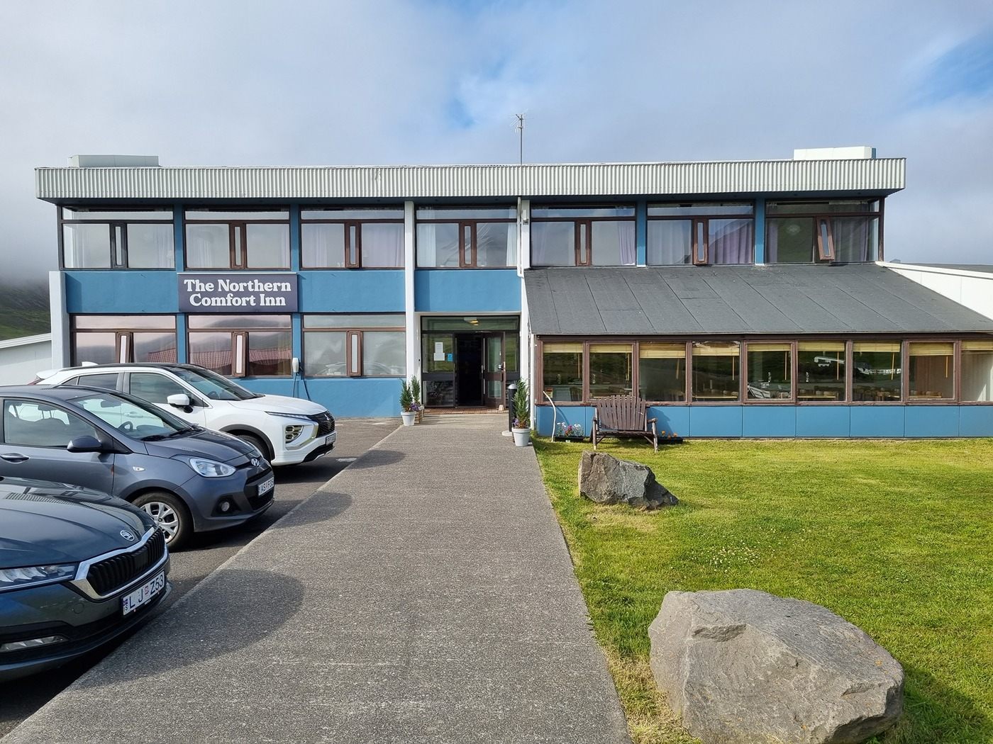 The Northern Comfort Inn is located in the small town of Olafsfjordur.