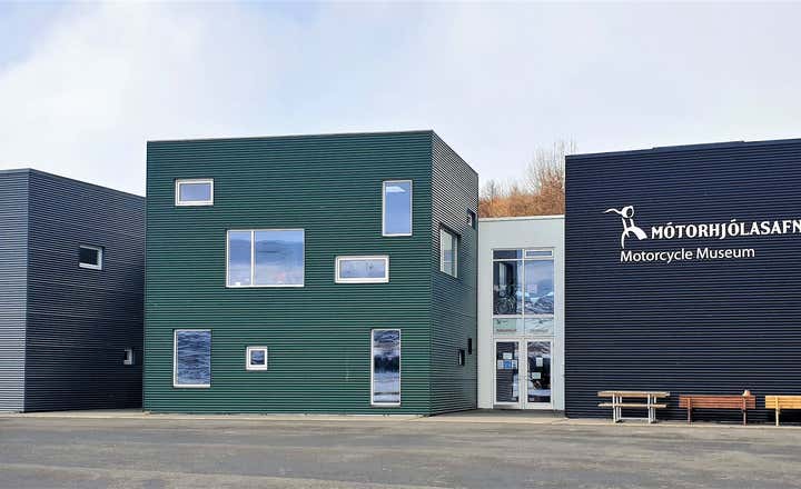 The Motorcycle Museum of Iceland is housed in a large building.