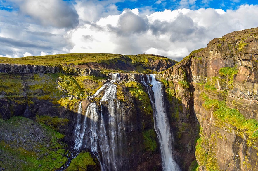Glymur, the second tallest waterfall in Iceland Glymur, the second tallest waterfall in Iceland