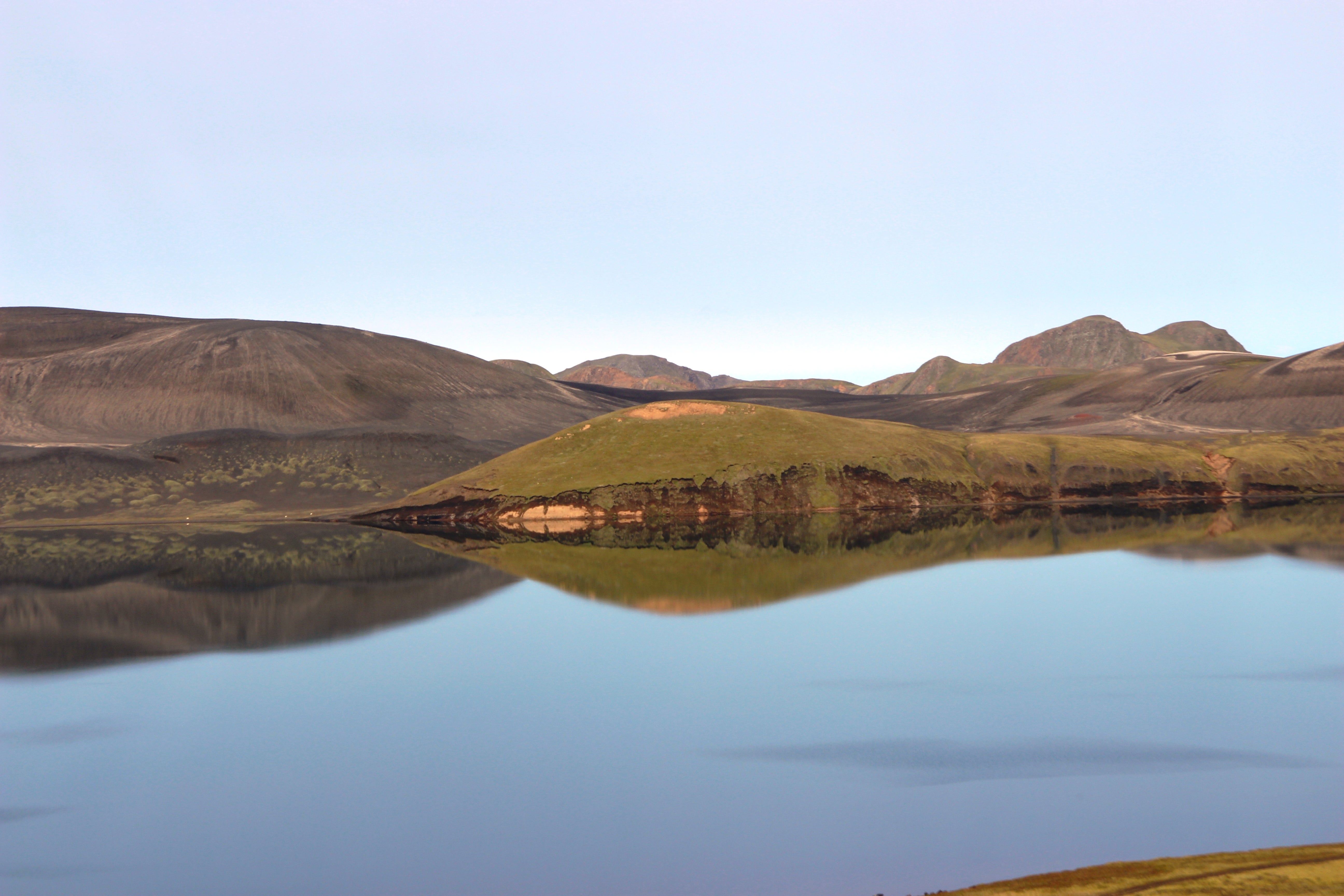 One of the lakes in the Icelandic Highlands.