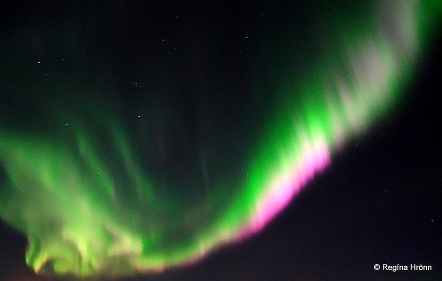 Beautiful Northern Lights in Reykjavík and Winter Activities in Iceland