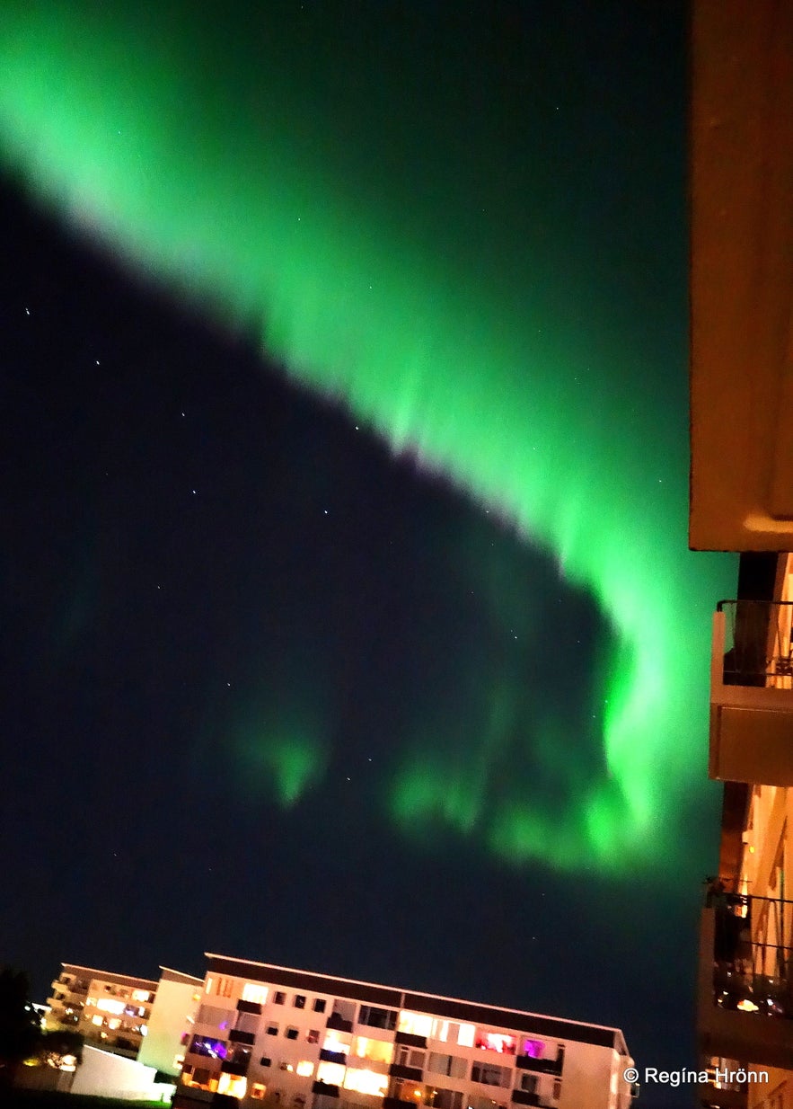 Beautiful Northern Lights in Reykjavík and Winter Activities in Iceland