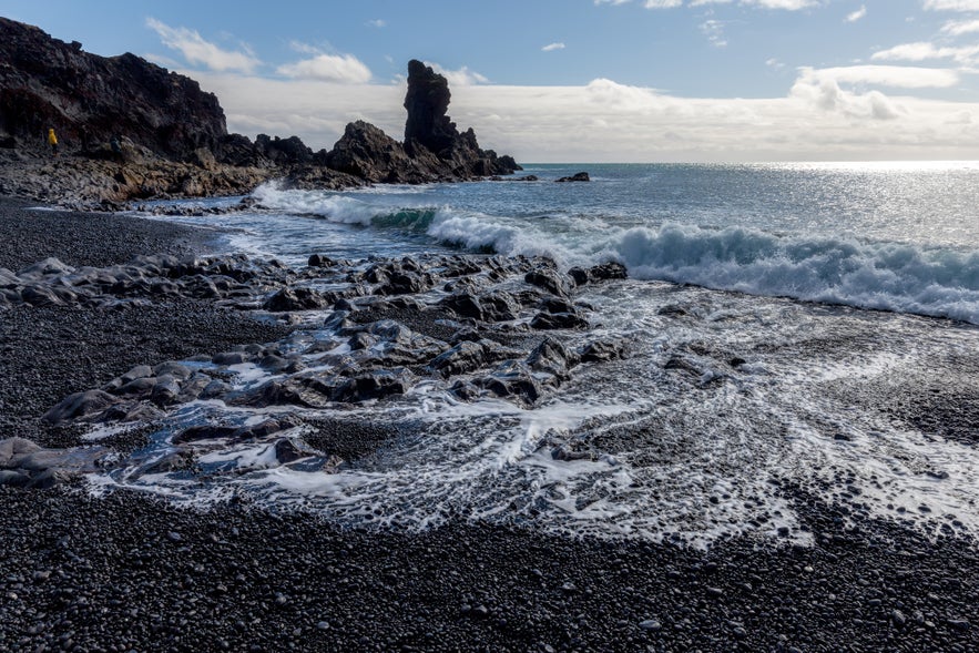 Djupalonssandur or the Black Lava Pearl Beach