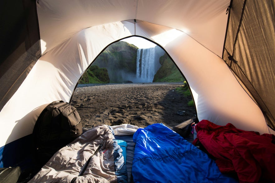 camping in iceland