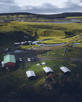 The Holaskjol Highland Center is a lovely place to stay in the Highlands of Iceland.