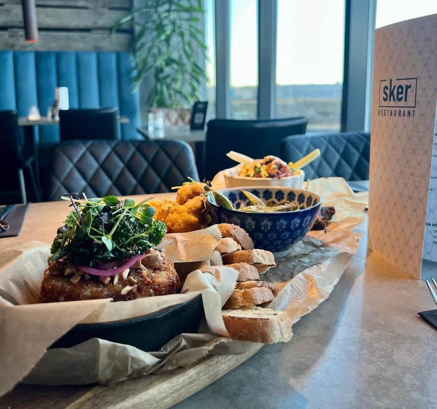 Delicious appetizers at Sker Restaurant.