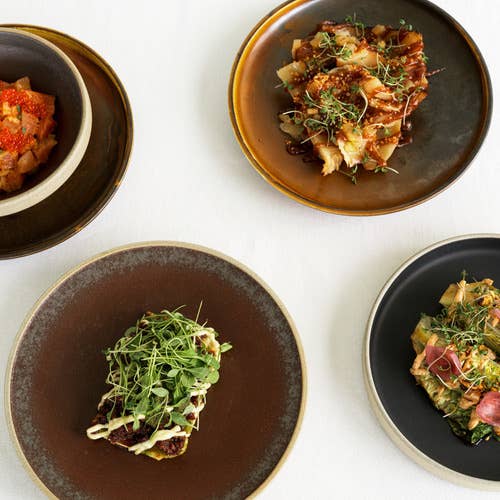 Gourmet dishes by Hotel Budir Restaurant in Budir, Iceland.