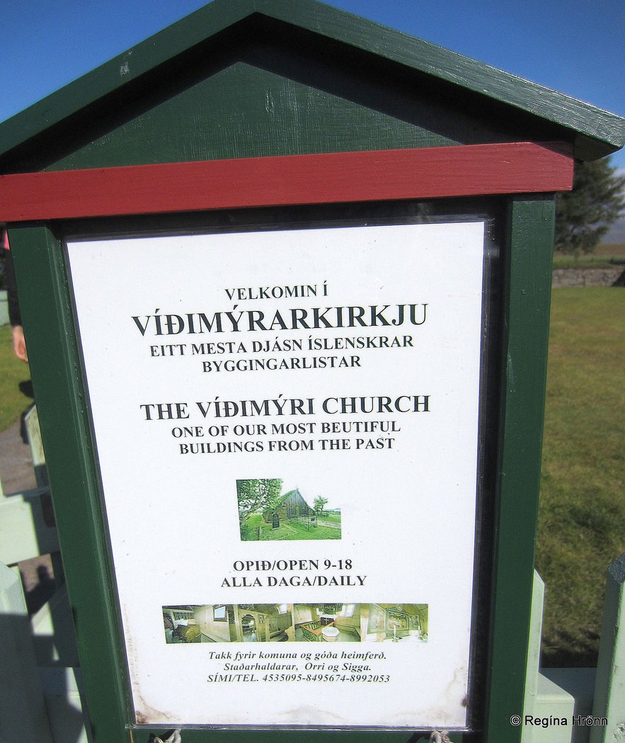 Víðimýrarkirkja Turf Church in North-Iceland - is it the most beautiful of them all?