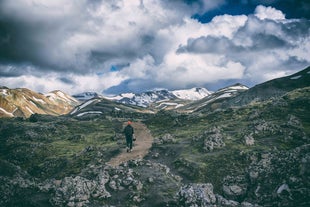 Trekking and hiking on the Laugavegur trail is the best way to explore the Icelandic Highlands.