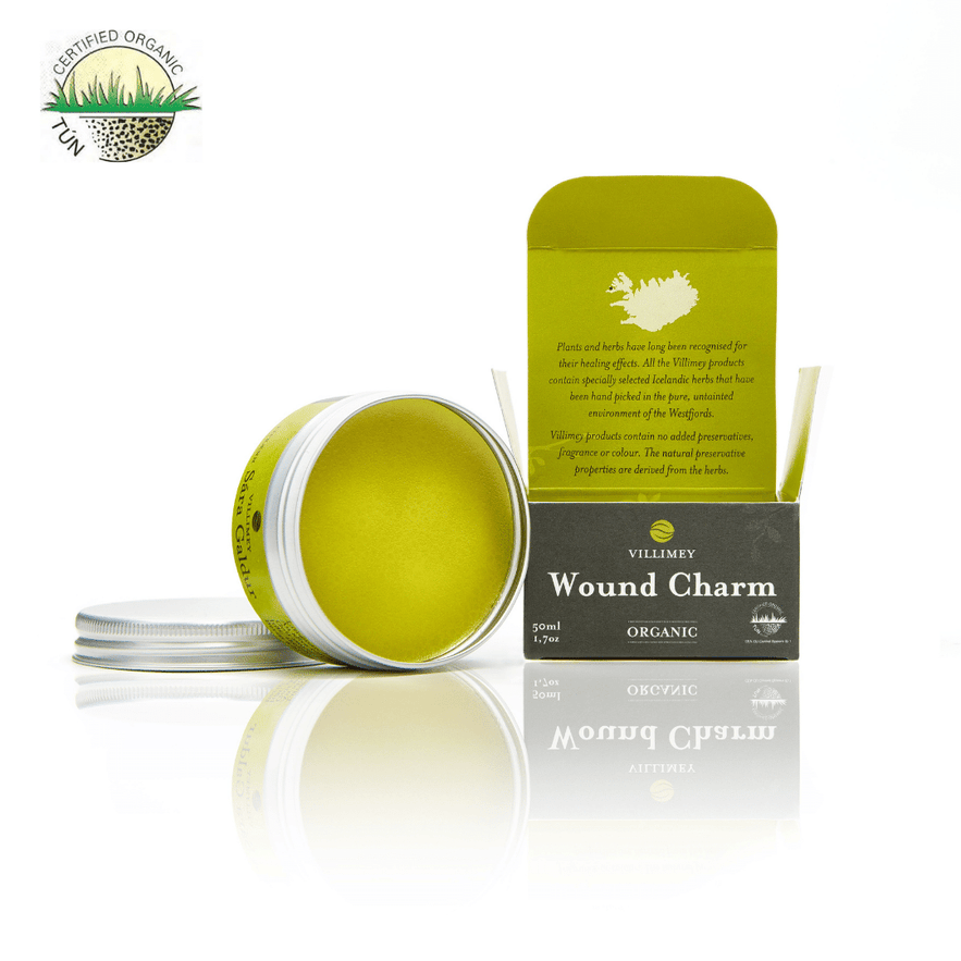 Villimey Organic Wound Charm salve.