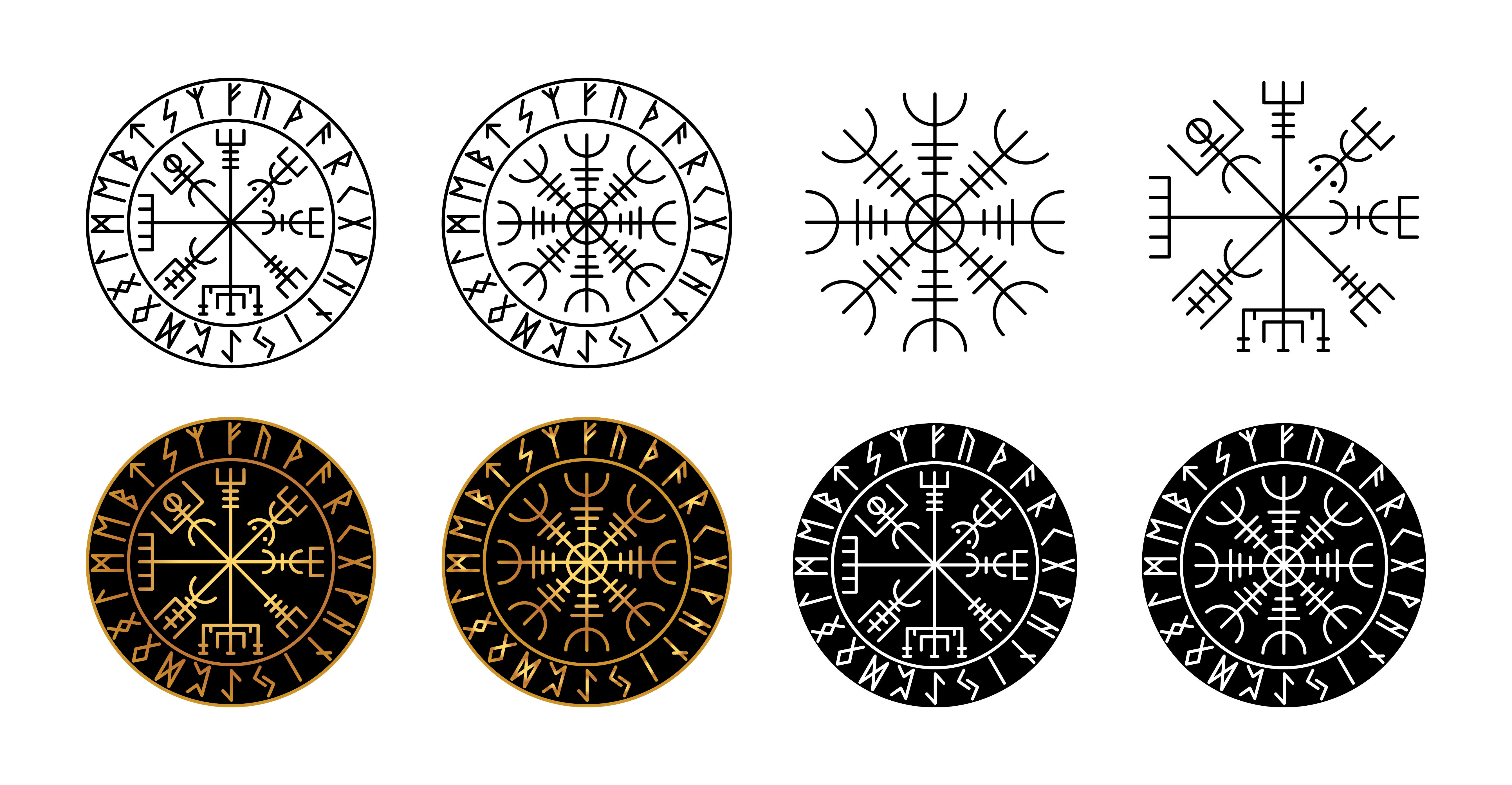 Vegvisir vs Aegishjalmur: Magic and Meaning