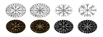 Vegvisir vs Aegishjalmur: Magic and Meaning