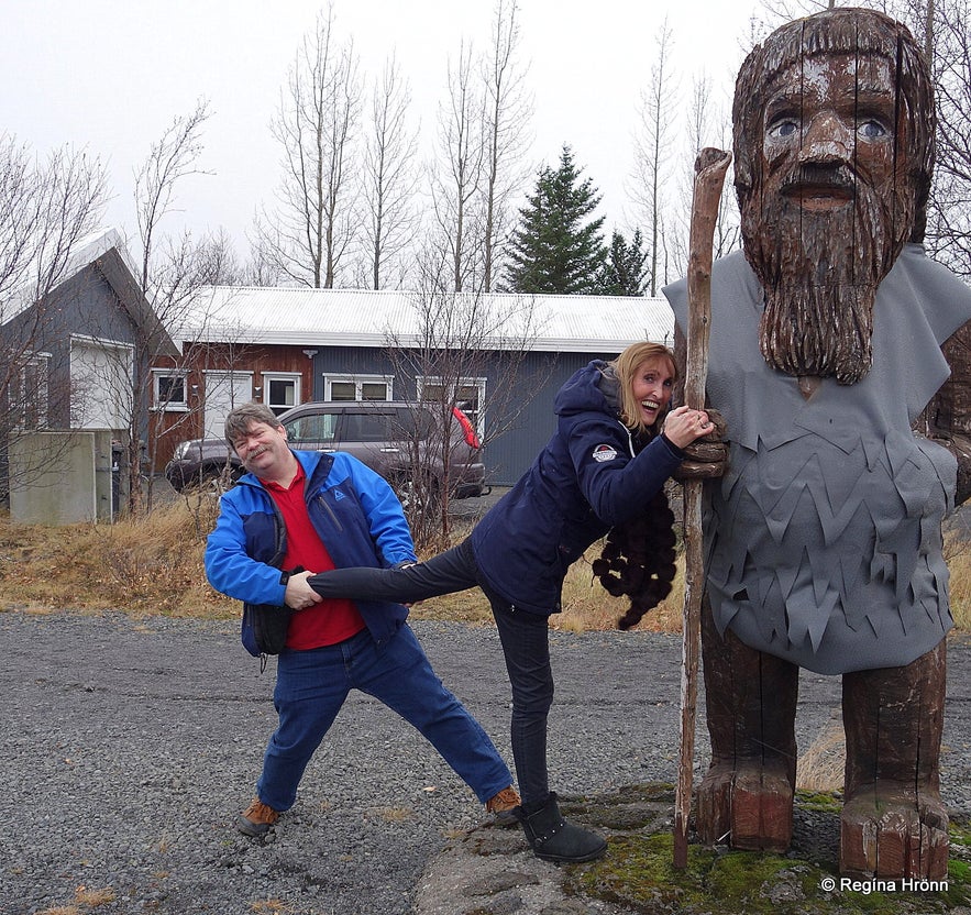 The gentle Troll Bergþór in Mt. Bláfell - Icelandic Folklore from South Iceland