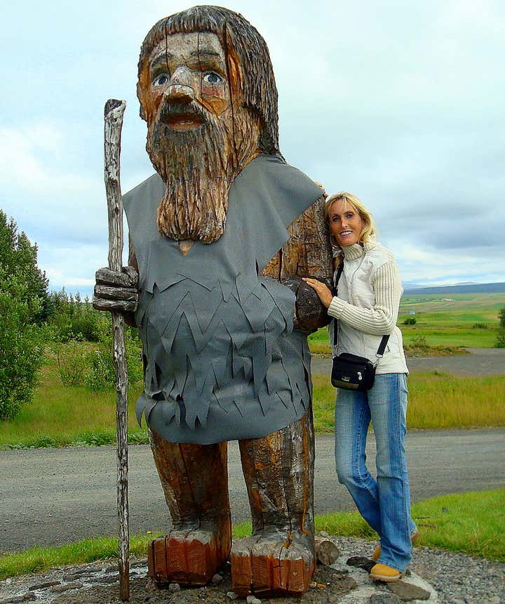 The gentle Troll Bergþór in Mt. Bláfell - Icelandic Folklore from South Iceland