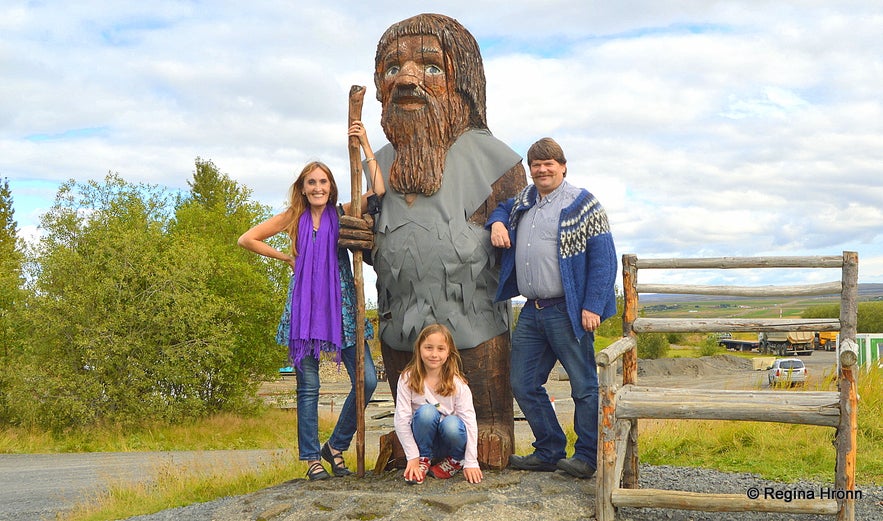 The gentle Troll Bergþór in Mt. Bláfell - Icelandic Folklore from South Iceland