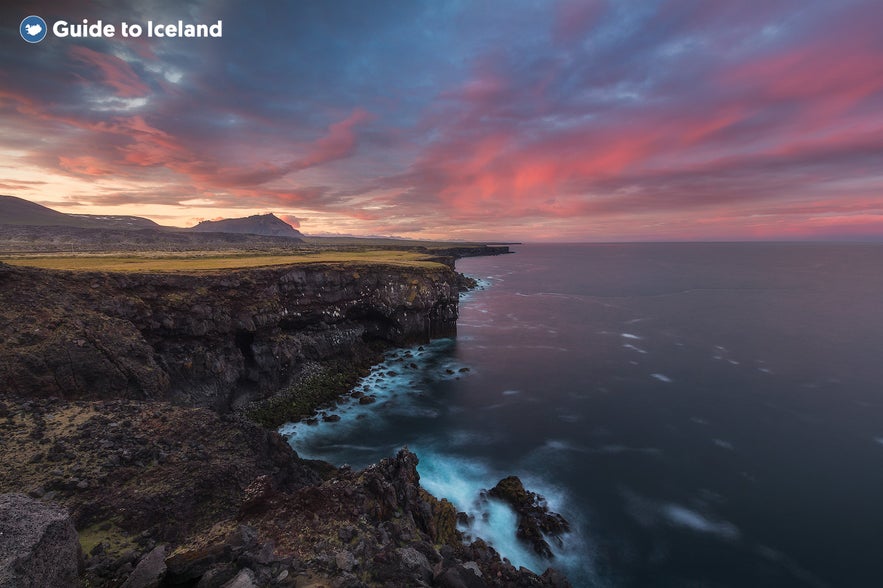 A fascinating cliff in the Snaefellsnes peninsula.