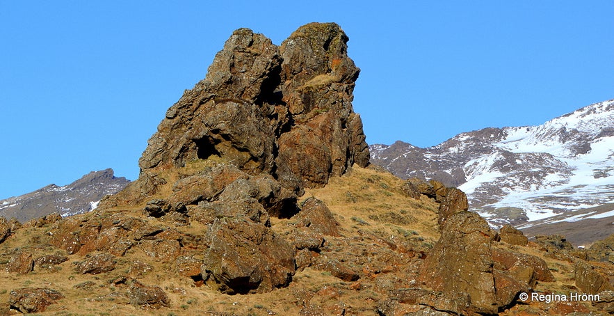 The Giantess Hít in Hítardalur Valley and the Party of the Trolls - Folklore from West Iceland