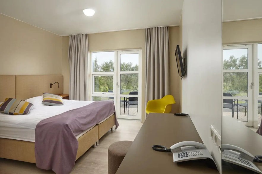 Icelandair Hotel Hamar har bekväma, rymliga rum.