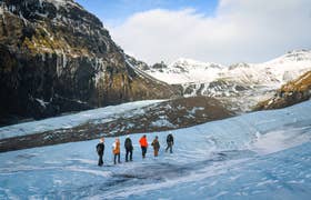 Glacier Hiking Tour on Solheimajokull Glacier on the South Coast