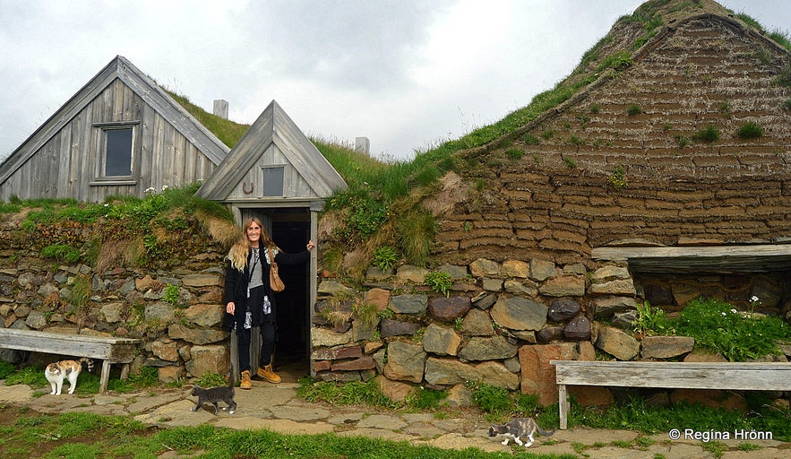 Sænautasel Turf House in the Highland of Iceland