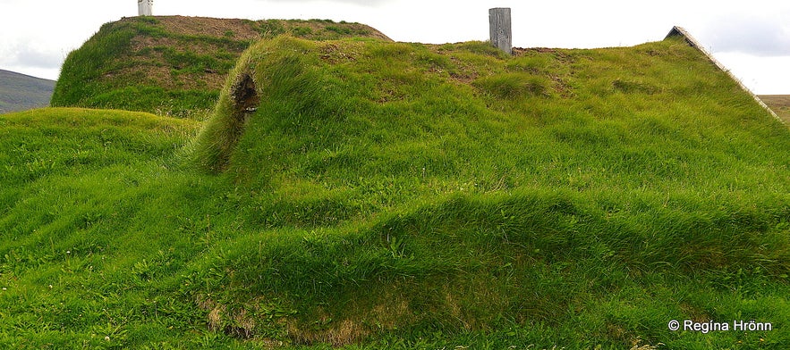 Sænautasel Turf House in the Highland of Iceland