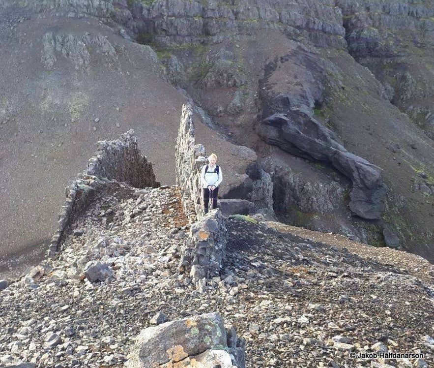 Grettir the Strong and Grettisbæli Lair in Hítardalur Valley in West Iceland