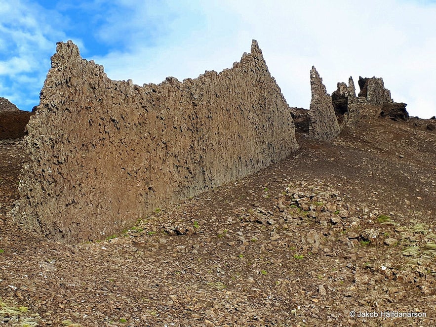 Grettir the Strong and Grettisbæli Lair in Hítardalur Valley in West Iceland