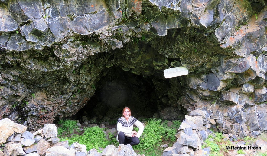 Grettir the Strong and Grettisbæli Lair in Hítardalur Valley in West Iceland