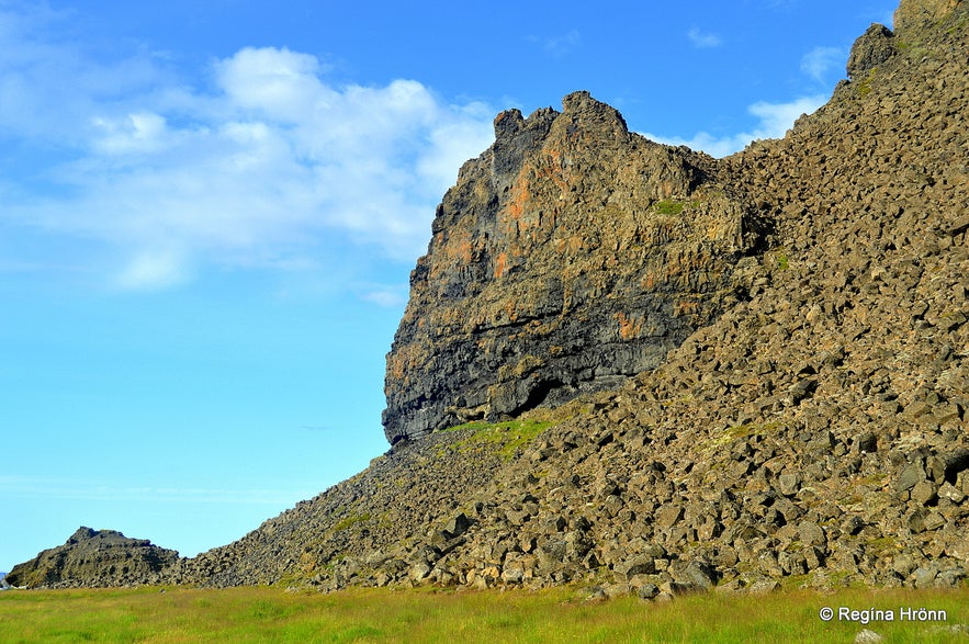 Grettir the Strong and Grettisbæli Lair in Hítardalur Valley in West Iceland