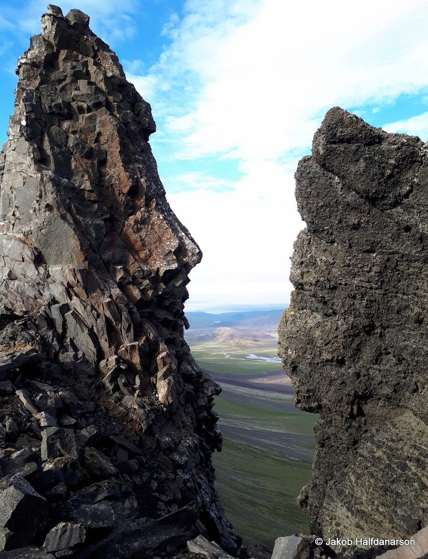 Grettir the Strong and Grettisbæli Lair in Hítardalur Valley in West Iceland