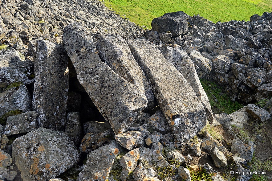 Grettisbæli - the Lair of the Viking Grettir the Strong in Öxarnúpur in North-East Iceland