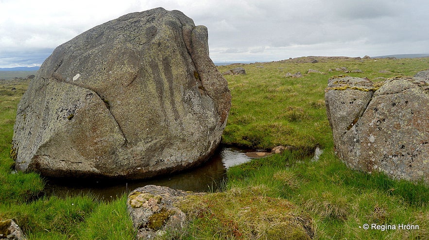 Grettir the Strong and Grettisbæli Lair in Hítardalur Valley in West Iceland